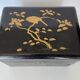 Lacquered wooden jewelry box