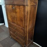 Secrétaire Style Empire bois massif - Plateau en marbre