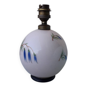 Pied de lampe en opaline - rose