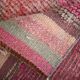Super Soft Pink & Red Vintage Runner Rug, 95x302Cm