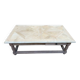 Coffee table – Louis XIII style – Solid cherry wood – Parquet top