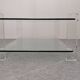 Glass and Lucite coffee table by Karl Springer, USA circa 1980