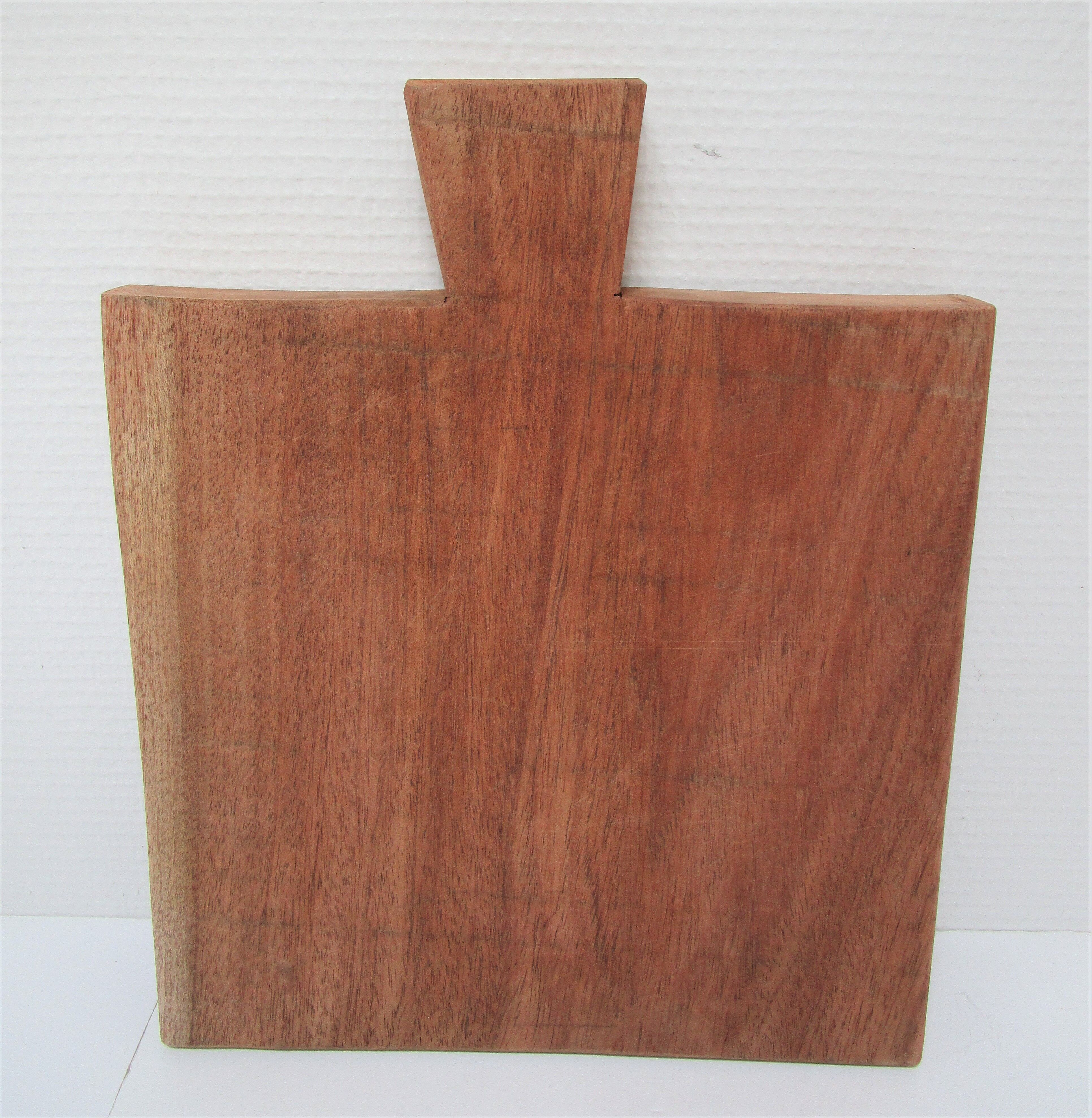 Two vintage solid wood cutting boards XL