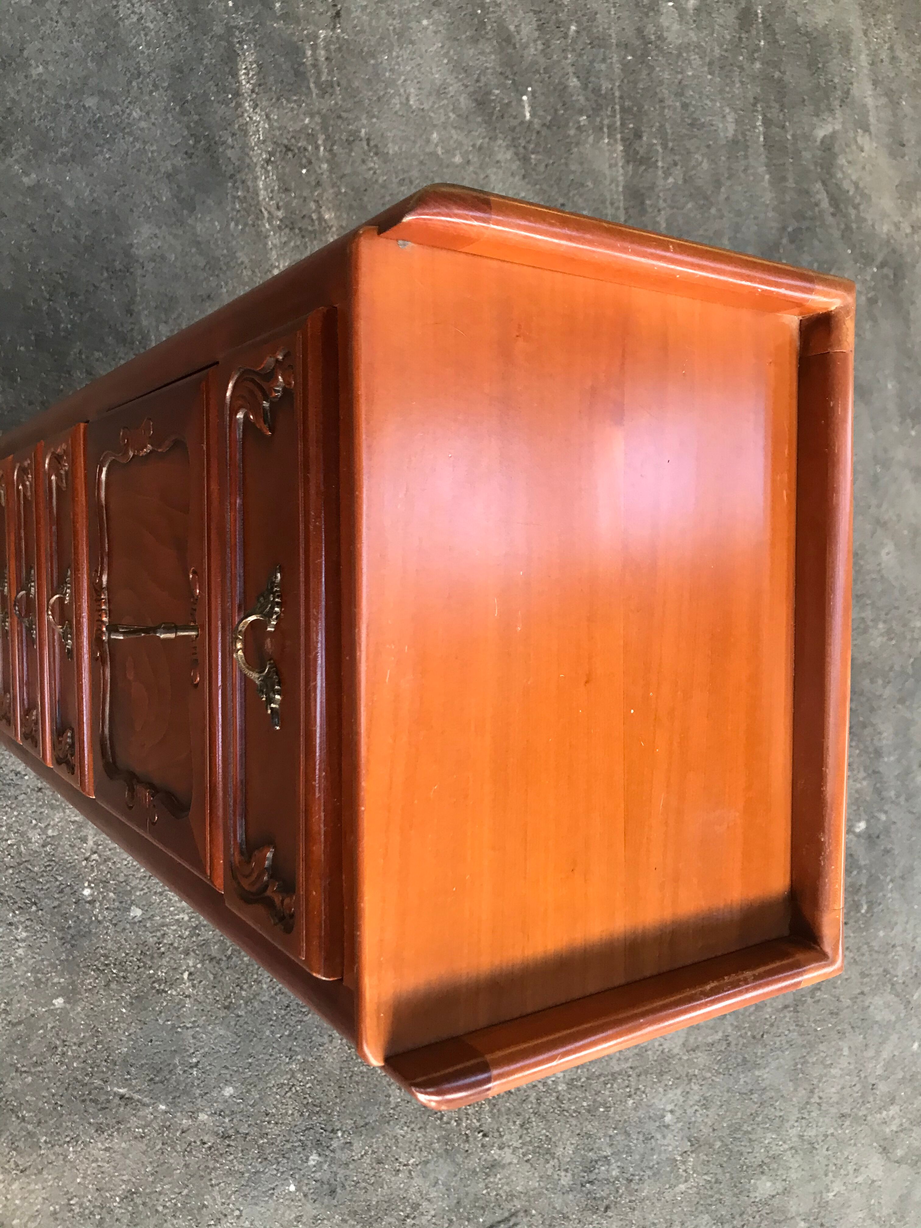 Lady-style secretary Louis XV cherry