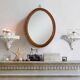 Miroir rotin vintage