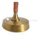 Mid-Century Modern brass and metal table lamp Ewå, Sweden, 1950s