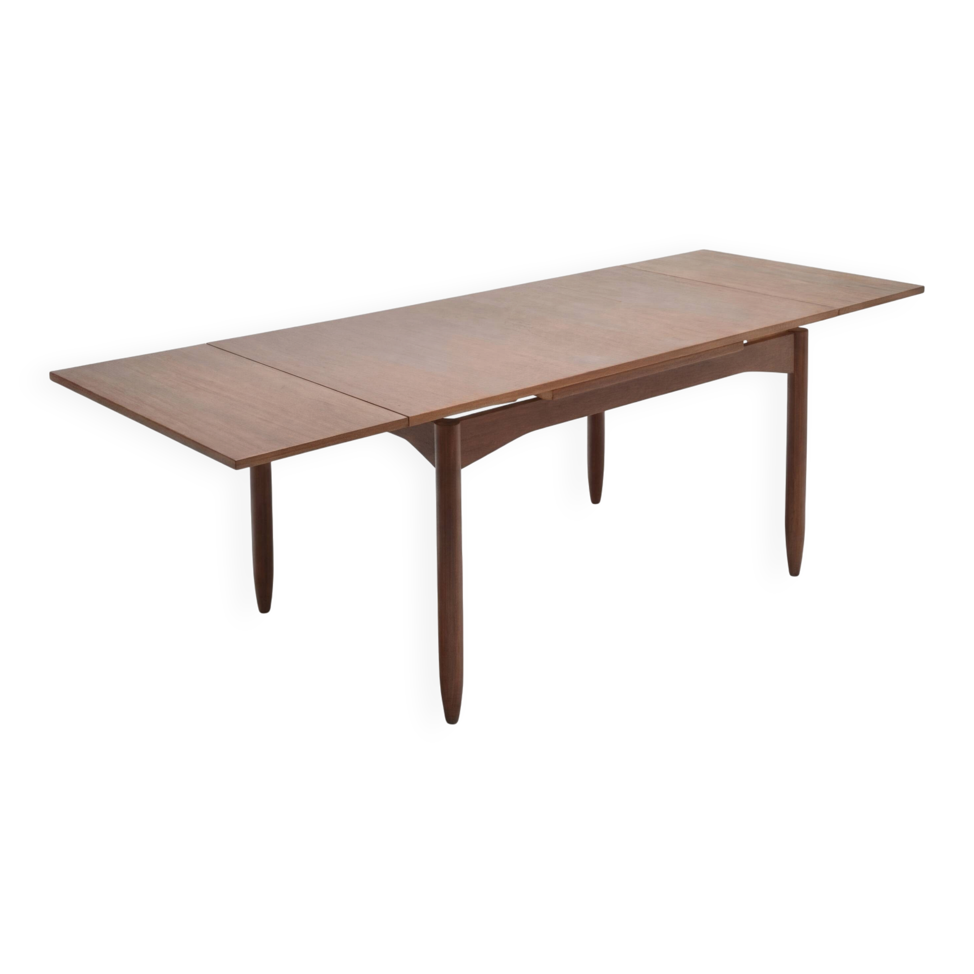 Vintage Scandinavian extendable teak table, 1960s
