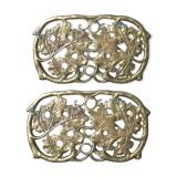 Pair of vintage flat bottoms