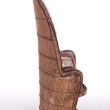 French King Sized Emmanuelle Peacock Chair, 1960s