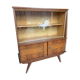 Buffet vitrine vintage pieds compas 1950