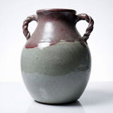 Vase studio pottery Milly Finn UK vintage 60s-70s stoneware
