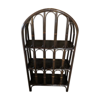 Rattan shelf