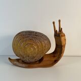 Snail Design Table Lamp - Marzio Cecchi, Murano glass 1960