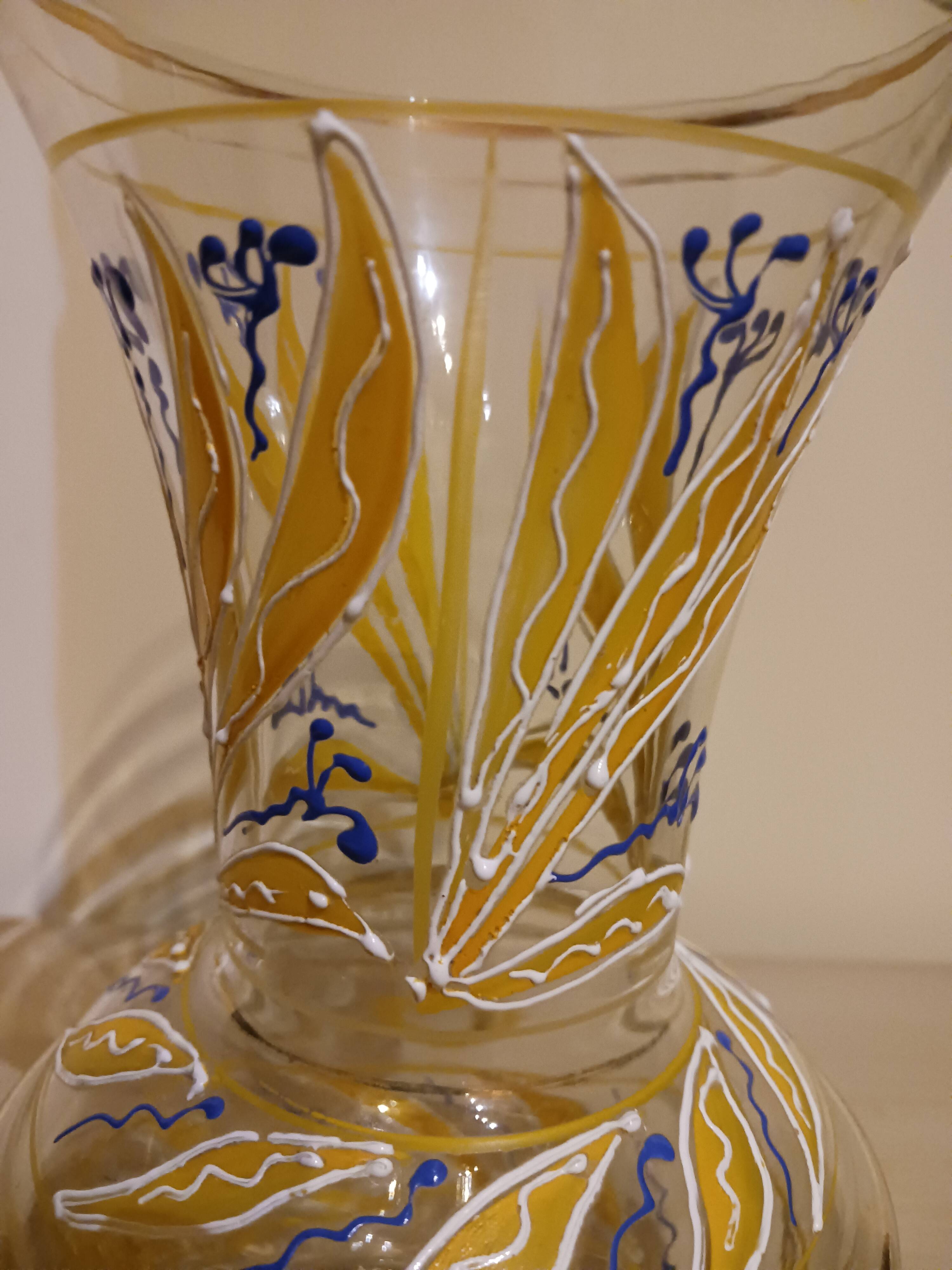 Vase from the 1930s, Monaco glassworks.