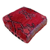 Pouf berbère fait main en laine 60 X 60 X 20 CM