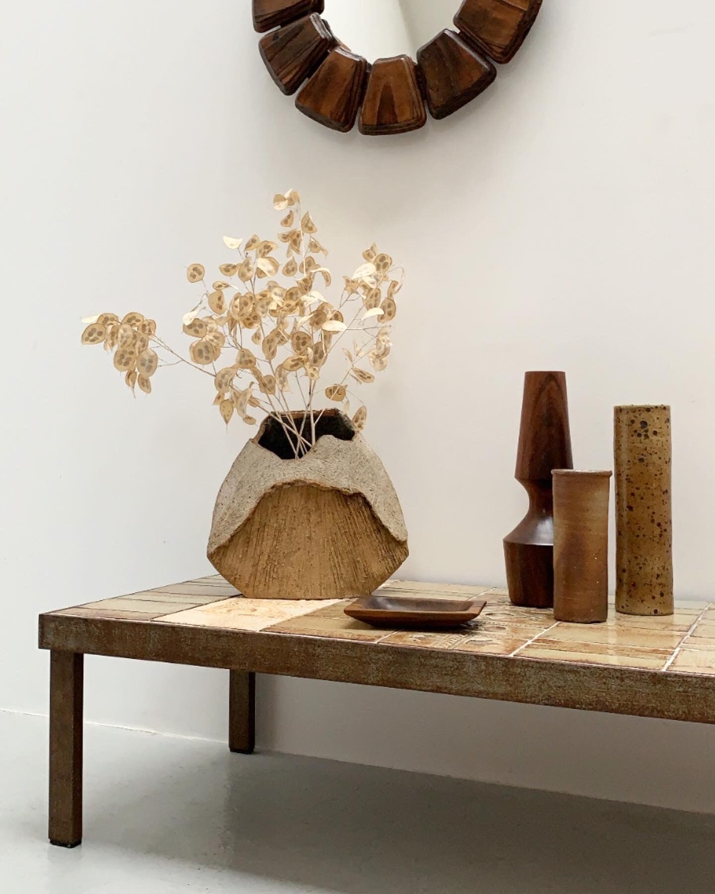 Ceramic coffee table Jean Derval Roger Capron