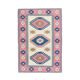 1970s Vintage Turkish Hand-Knotted Wool Cotton Pink Area Rug 120x176