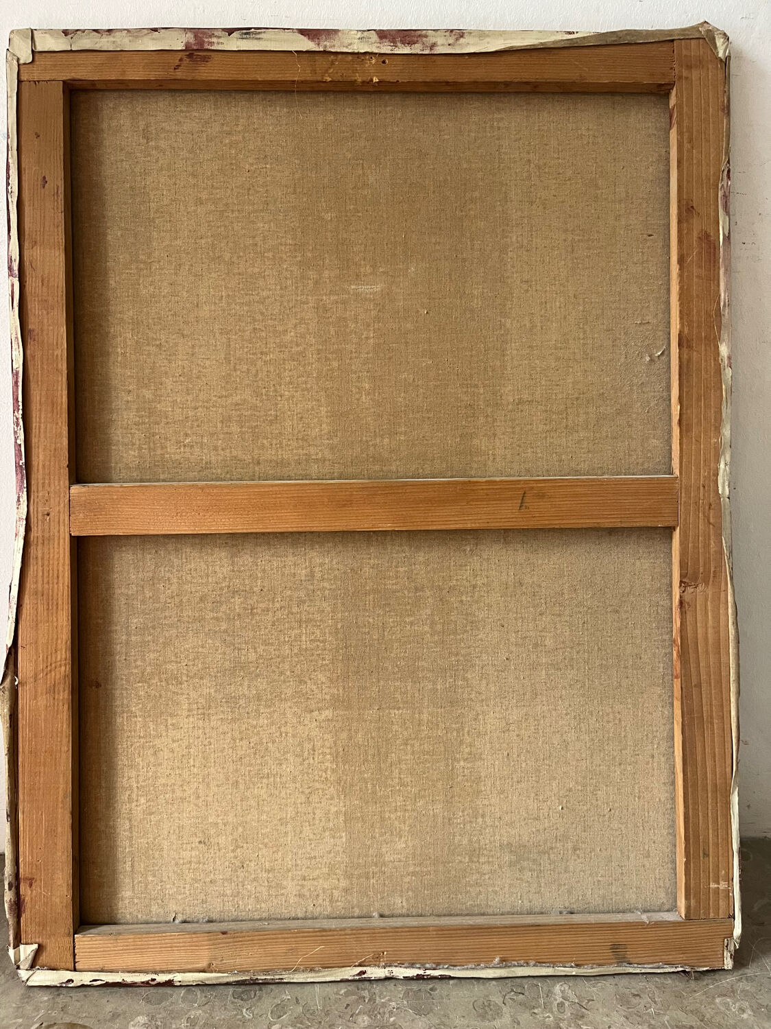 Bouquet of flowers on an entablature, signed