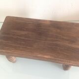 Old oak stool or footstool