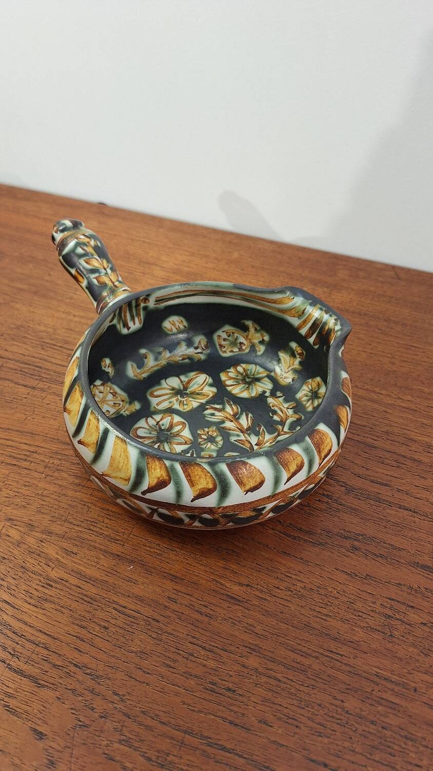 Paul Yvain Quimper fondue pot or empty pocket