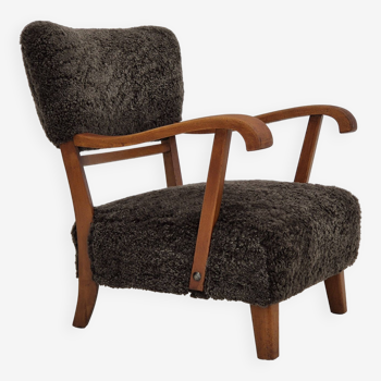 Fauteuil danois restauré, années 1950