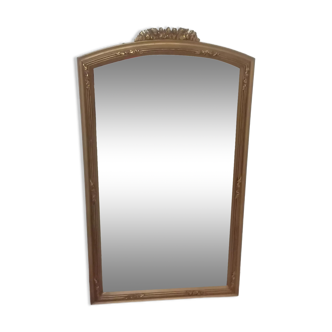Golden mirror XIXth, 137x77 cm