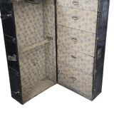 Raro Baule Armadio "Steamer Trunk" d'Epoca