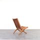 Folding Chair by Ángel Pazmiño for Muebles de Estilo, 1960s.