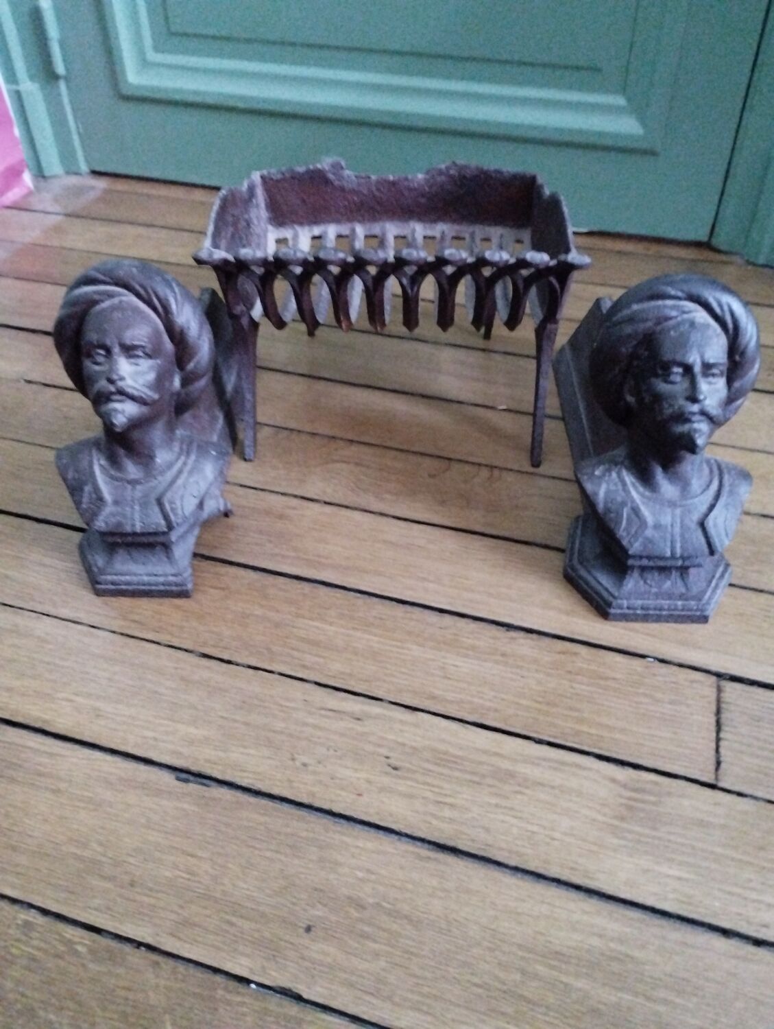 Chenets tête de Zouave