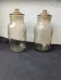 Vintage smoked glass jar Fidenza