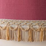 Suspension abat-jour vintage à franges