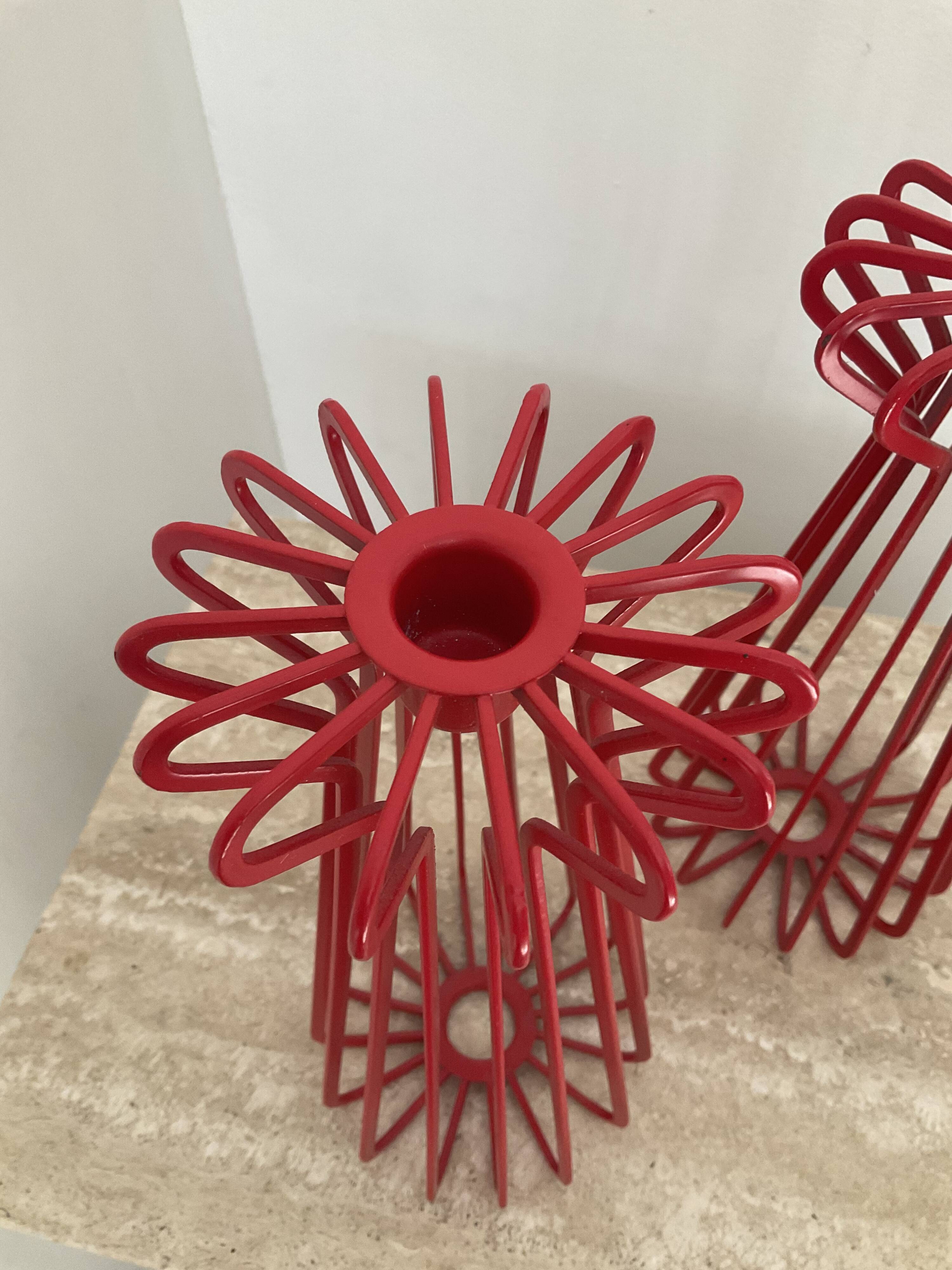 Pair of candle holders Elhén Johansson for Ikea 90s