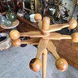 1960 modernist vintage coat rack in fir 7 b