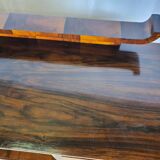 Art deco dining room sideboard in briar with upstand, 1940s