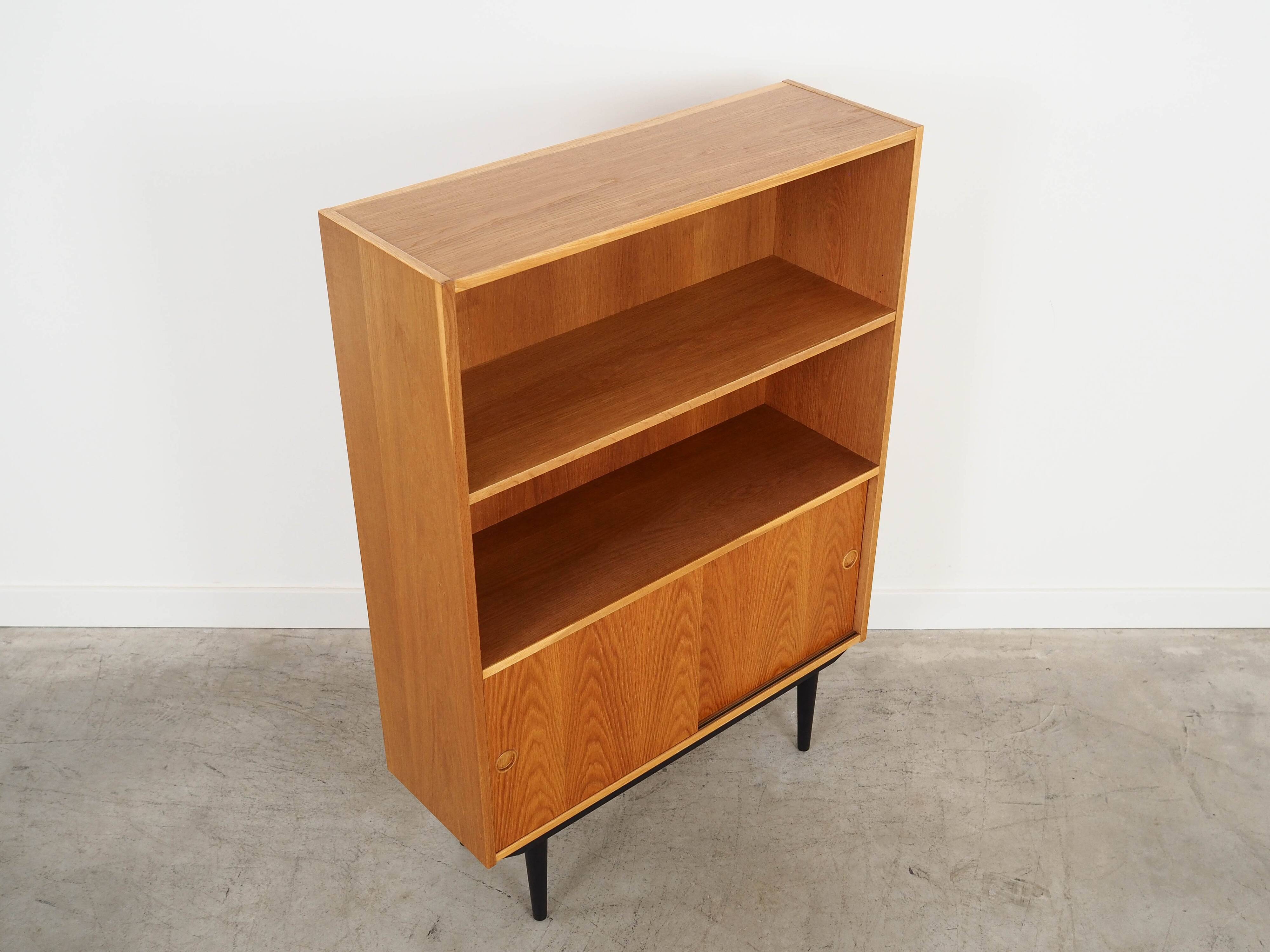 Oak bookcase, Danish design, 1970s, made in Denmark
