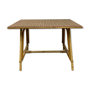 Table basse rotin