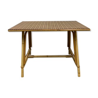 Table basse rotin