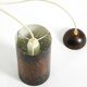 Mid-century pendant lamp made of metal and copper by Ernest Igl Hillebrand
