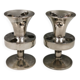 A set of small candlesticks from Danish E. J. Design around 1970.