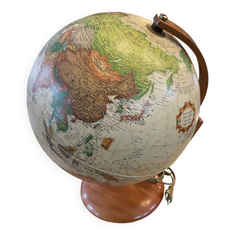 Vintage Illuminated Globe