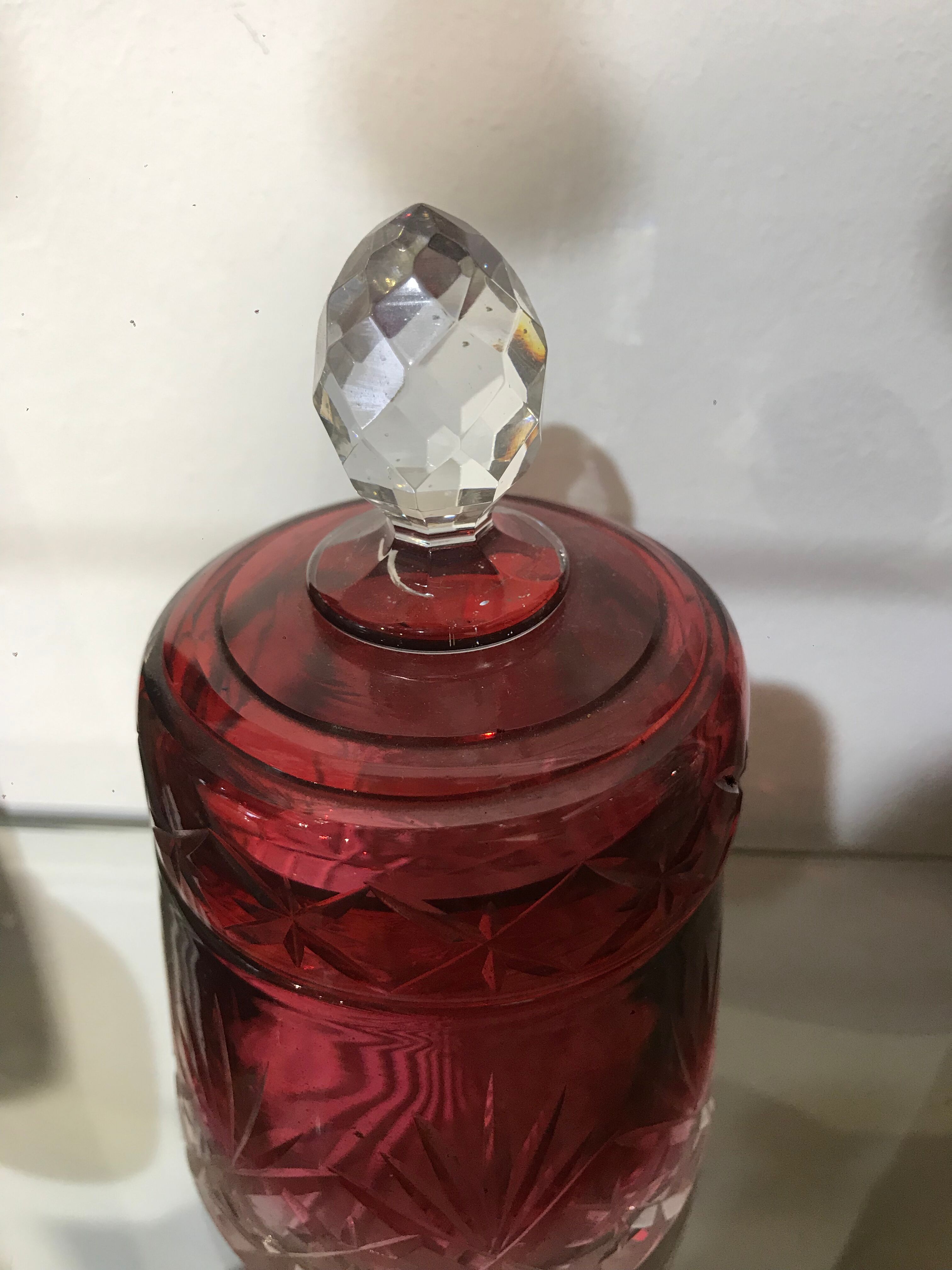 St. Louis crystal pot