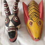 African zoomorphic masks.
