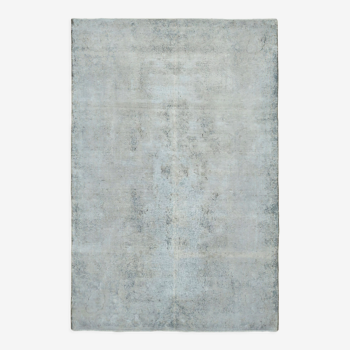 Handmade oriental 1980s 201 cm x 293 cm grey wool carpet