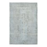 Handmade oriental 1980s 201 cm x 293 cm grey wool carpet