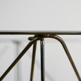 Max Sauze's "Dining Table" steel and glass, France, circa 1970