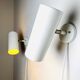 C-1582 Tubular Wall Lamps In White By Raak Amsterdam, The Netherlands 1960S
