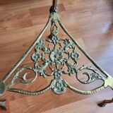 Bronze corner console