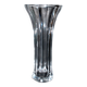 Sèvres large molded crystal vase, modernist design, H48.5
