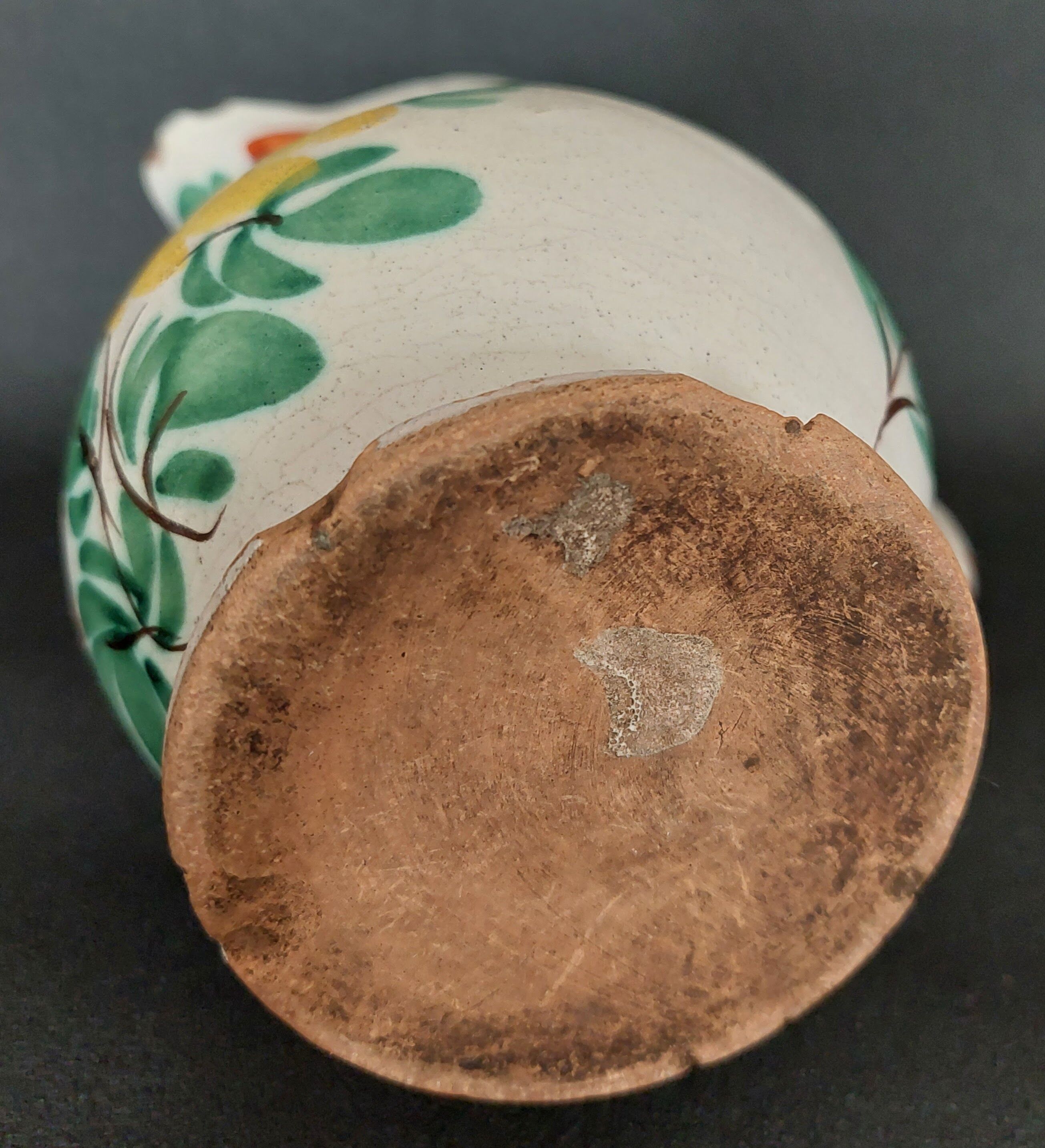 Earthenware pitcher from the late 19th century.