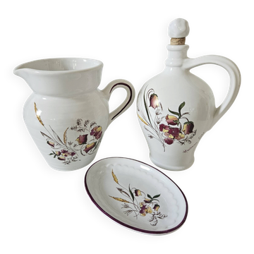 Set of pottery by Maurice Herbeau Lille